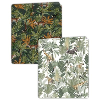 Mighty Jungle/Into the Wild Book Cover - Set of 2