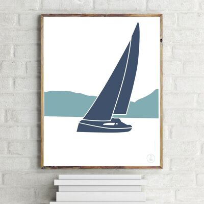 Autan Blanc sailboat