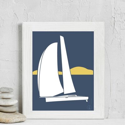 Sailboat Suroit Blue