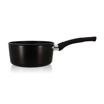 Casserole marcel 18cm
induction en aluminium
forgé noir 1