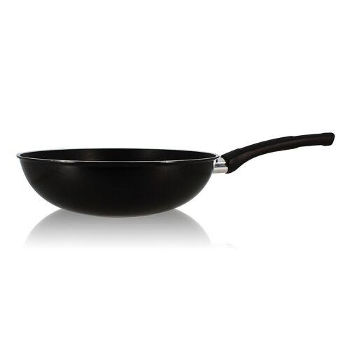 Wok marcel 28cm
induction en aluminium
forgé noir