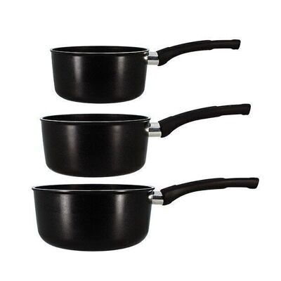 Marcel 3 piece set
saucepans 16 18 and 20cm
aluminum induction