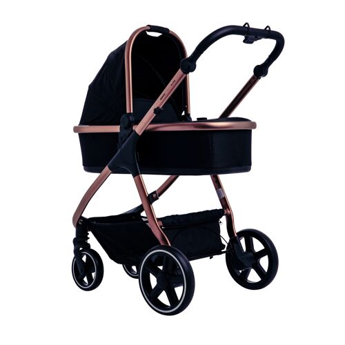 Cosmos Bloom Carrycot - Midnight Black