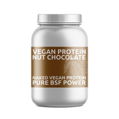 Chocolate con nuez y proteína vegana