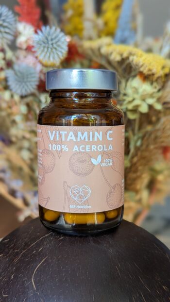 Vitamine C 100% Acérola 60 gélules 5