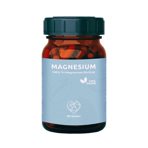 Magnesium 100 % Tri-Mg-Dicitrat 120 Kapseln