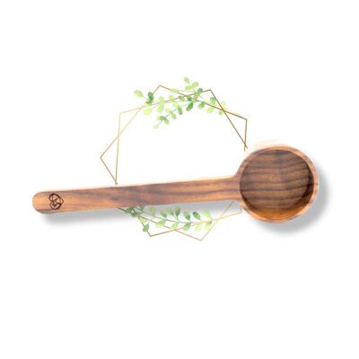 Protein wooden scoop large