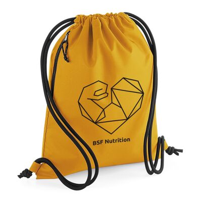 Bolsa de deporte reciclada mostaza