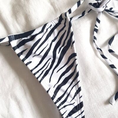 THE SUN STALKER THONG - Zebra