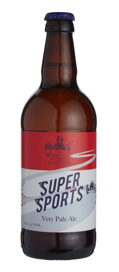 12x500ml Bottles - Super Sports - 3.2% Very Pale Ale
