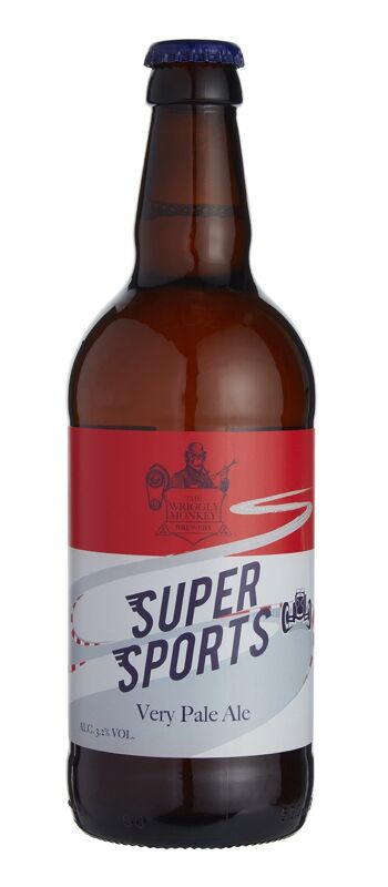 12x500ml Bouteilles - Super Sports - 3.2% Very Pale Ale 1