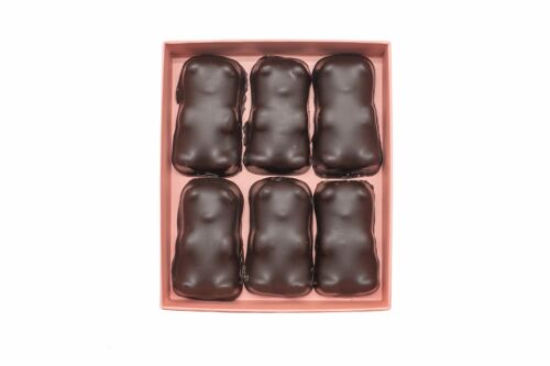 Oursons chocolat noir x6
