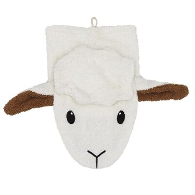 ORGANIC sheep washcloth - large