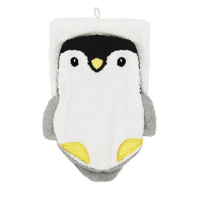 Gant de toilette BIO pingouin - grand