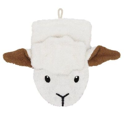 Gant de toilette mouton BIO - petit