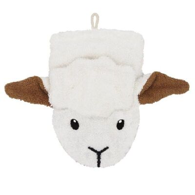 ORGANIC sheep washcloth - small