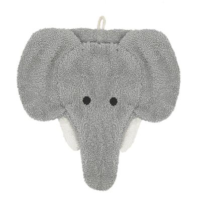 ORGANIC washcloth elephant - small
