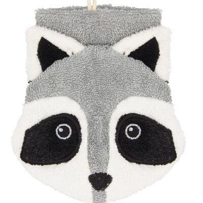 Gant de toilette BIO raton laveur - petit