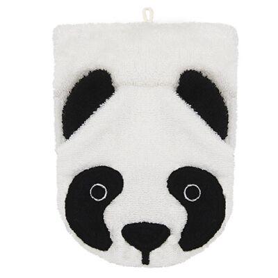 Gant de toilette BIO Panda - petit