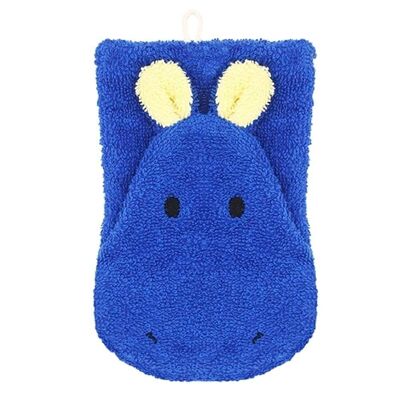 ORGANIC washcloth Hippo - small