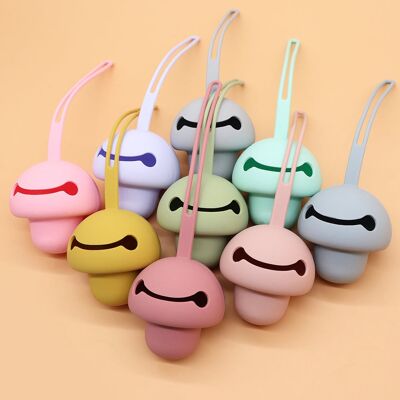 Silicone pacifier holder