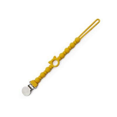 Attache tétine en silicone - Mangue