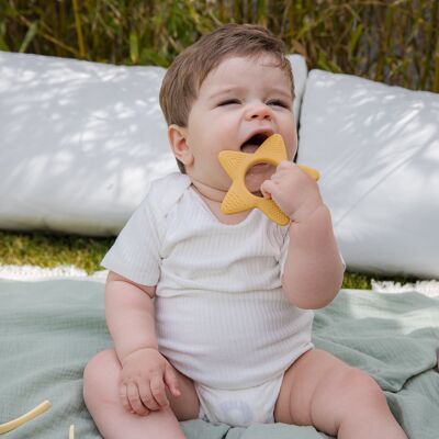 Short-sleeved baby bodysuit - Pink - 6-12 months