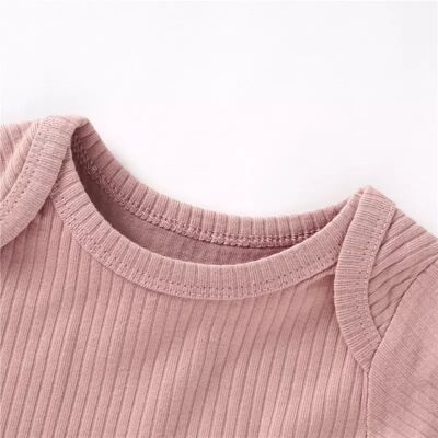 Short-sleeved baby bodysuit - Pink - 12-18 months