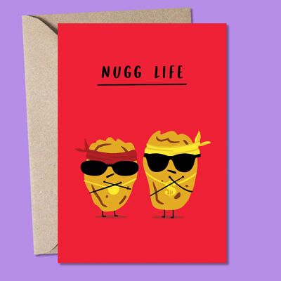 Nugg Life Greetings Card