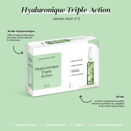 Serum, Hyaluronique Triple Action : Serum shot Numéro 2