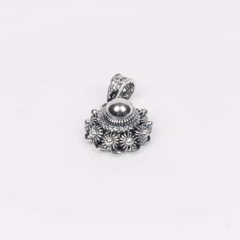 Pendentif en Argent avec Bouton Zeeland 14mm 2