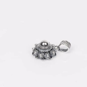 Pendentif en Argent avec Bouton Zeeland 14mm 3