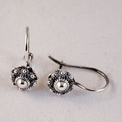 Boucles d'Oreilles Argent avec Noeud Zeeland 6mm