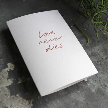 Love Never This - Carte de voeux déjouée à la main 3