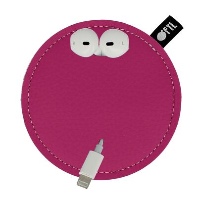 Organizador de cables OFYL faux FUCSIA