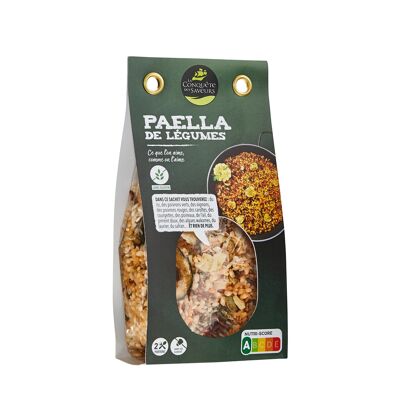 Vegetable paella (2 servings)