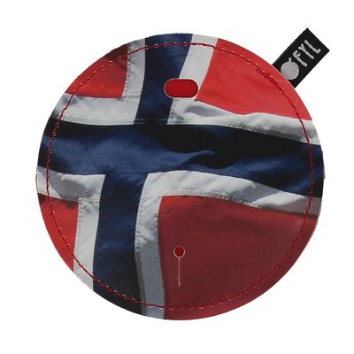 OFYL cord organizer with Norwegian Flag print