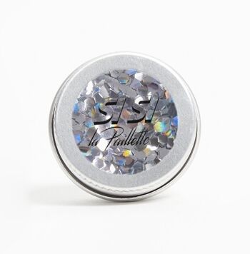 Paillettes Holo Argenté Grosses 1