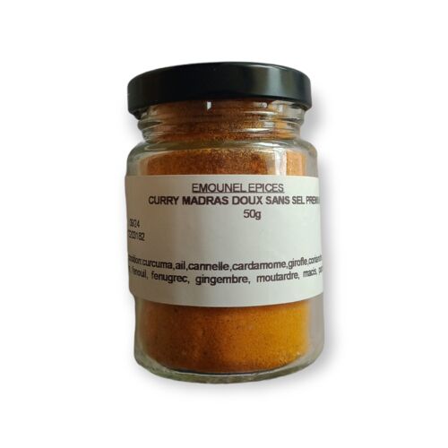 CURRY MADRAS DOUX ARTISANAL  50g