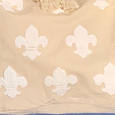 BORSA TOTE FATTA A MANO CON STAMPA SERIGRAFICA 13