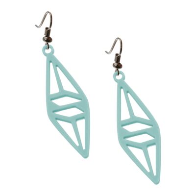 Graphic Earrings - icy mint
