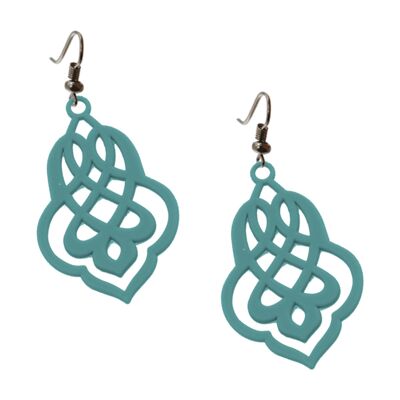 Arabesque earrings - turquoise