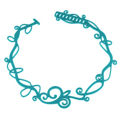 Collier Courbe  turquoise