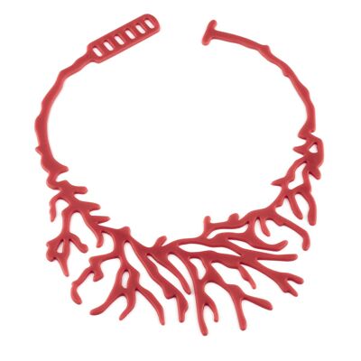 Rote Koralle Halskette