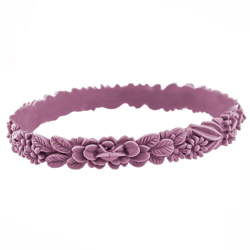 Bracelet fleurette - guimauve