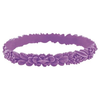Flower bracelet - violet