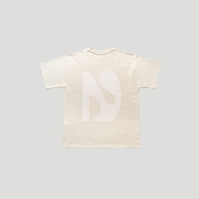 Tee-shirt " N " - Blanc cassé