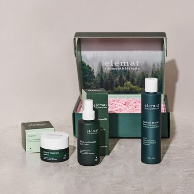 Coffret Récup' (Huile universelle + Baume essentiel + Huile de douche)