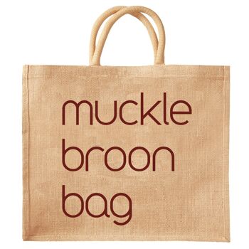 Sac Muckle Broon - STOCK BAS !
