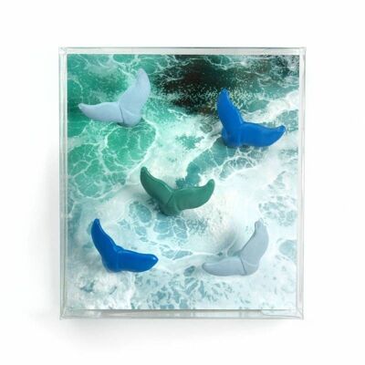 WHALE MAGNETS - SEA - MAGNET
